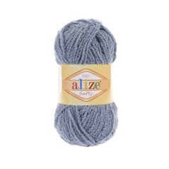 Alize Softy 119 - tmavě šedá
