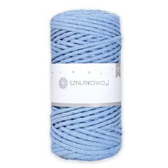 Sznurkowo šňůry 3 mm - světle modrá