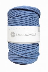 Sznurkowo šňůry 5 mm - světlá jeans