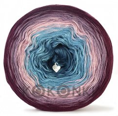 Kokonki Classic A893 - vínová, světle fialová, špinavá růžová, petrolejová