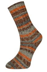 Himalaya Socks 160-03 - šedá, modrá, oranžová, bílá