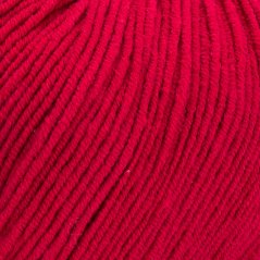 YarnArt Jeans 51 - tmavě červená