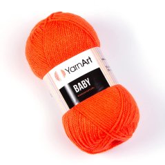 YarnArt Baby 8279 - neonově oranžová