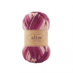 Alize Wooltime 11020 - fialová, růžová