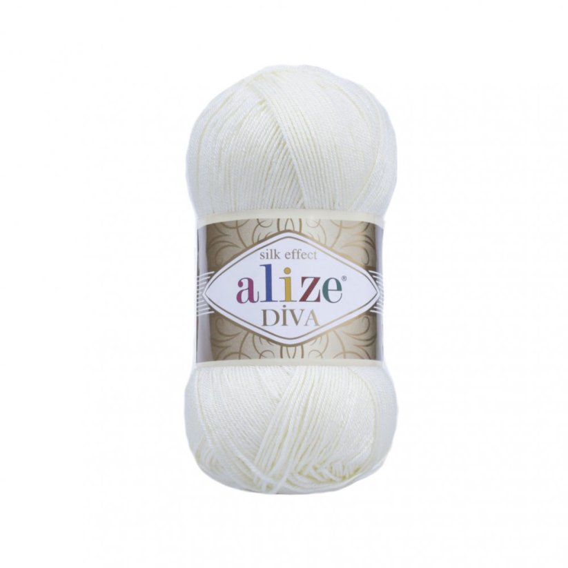 Alize Diva 1055 - cukrově bílá