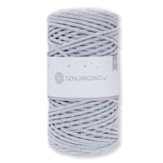 Sznurkowo šňůry 3 mm - světle šedá