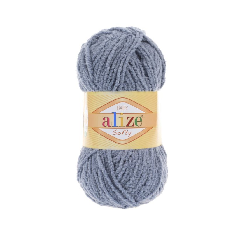 Alize Softy 119 - tmavě šedá