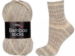 Vlna-Hep Bamboo Socks 7909 - odstsíny béžové