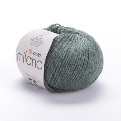 YarnArt Milano 875 - šedozelená