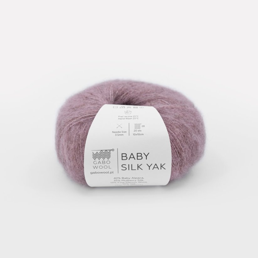 Gabo Wool Baby Silk Yak 9716 - růžová