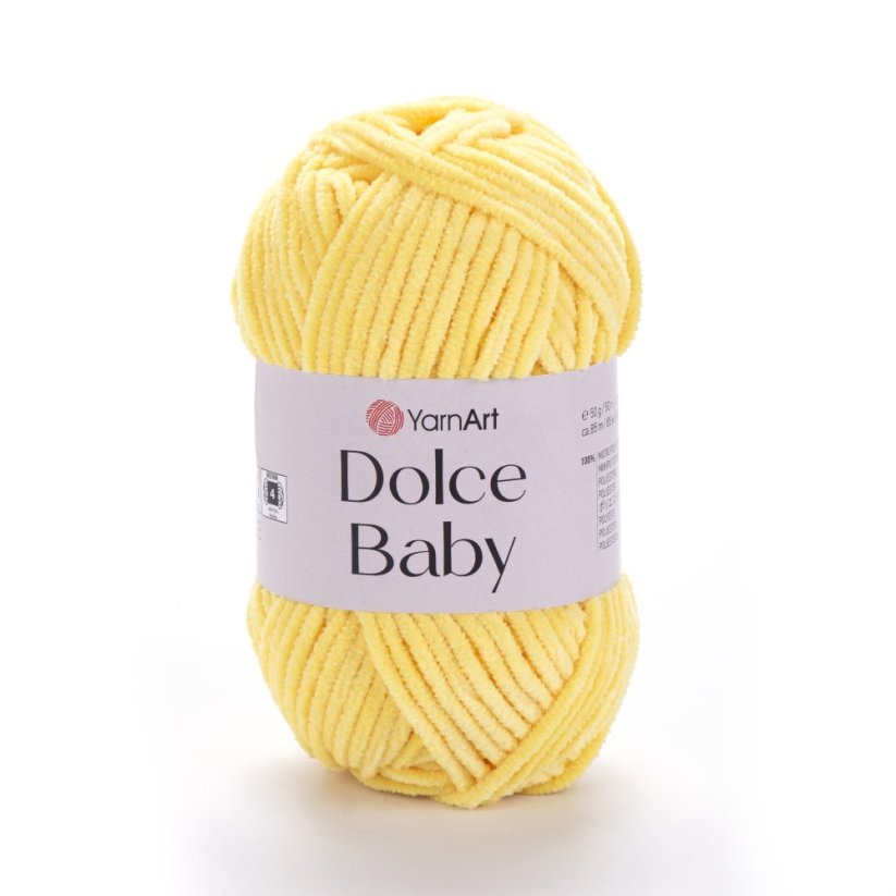 YarnArt Dolce Baby 761 - žlutá