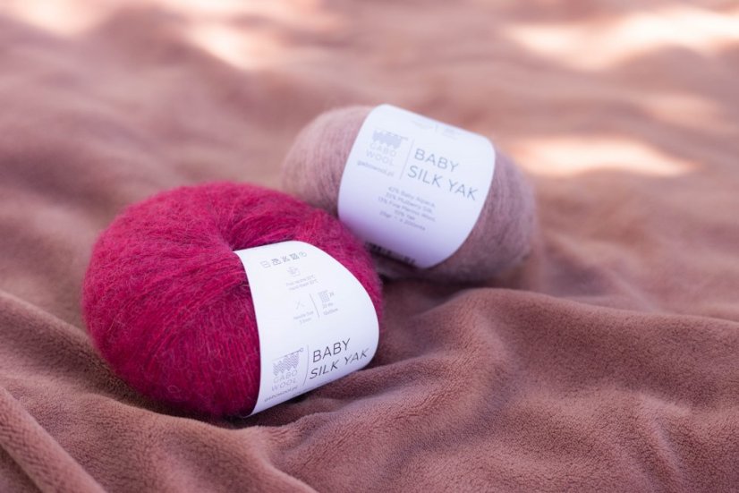 Gabo Wool Baby Silk Yak 9230 - magenta