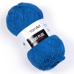 YarnArt Jeans Plus 17 - sytá modrá