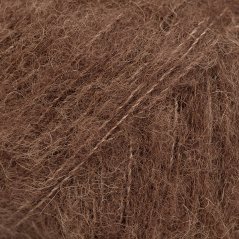 DROPS Brushed Alpaca Silk uni colour 38 - čokoláda