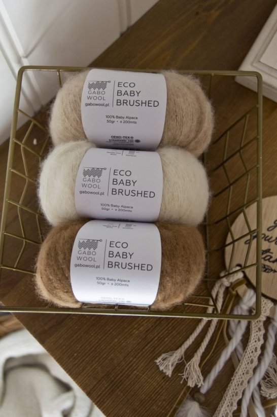 Gabo Wool Eco Baby Brushed FTE1296 - přírodní bílá