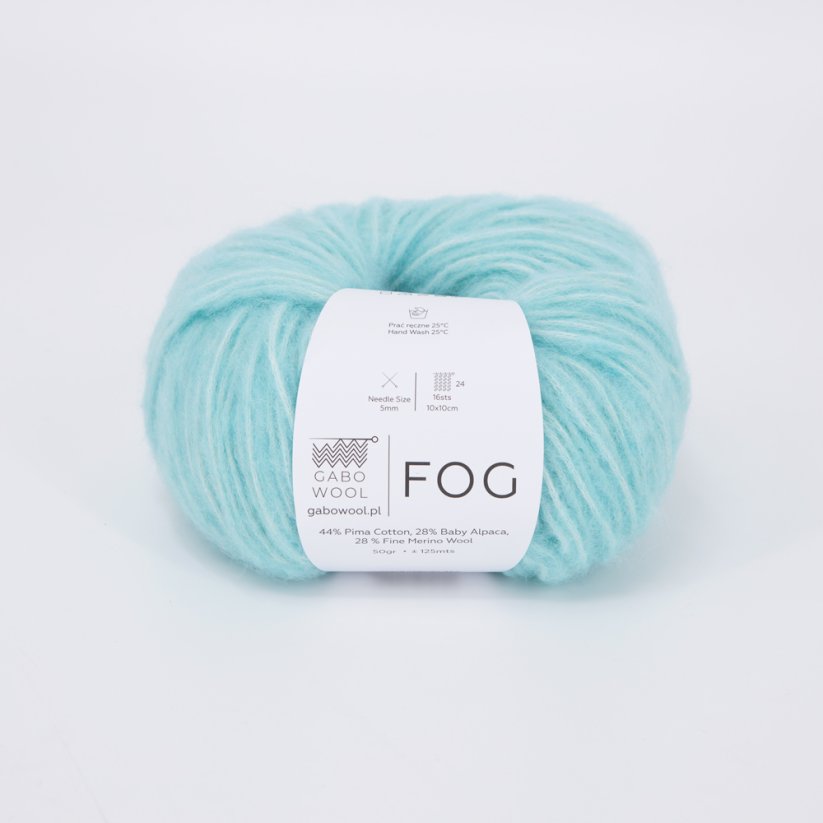 Gabo Wool Fog 6230 - tyrkysová