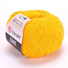 YarnArt Jeans 35 - žlutá