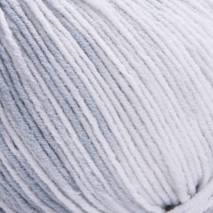Yarnart Jeans Soft Colors 6208 - šedá, bílá