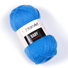 YarnArt Baby 600 - modrá