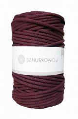 Sznurkowo šňůry 5 mm - vínová