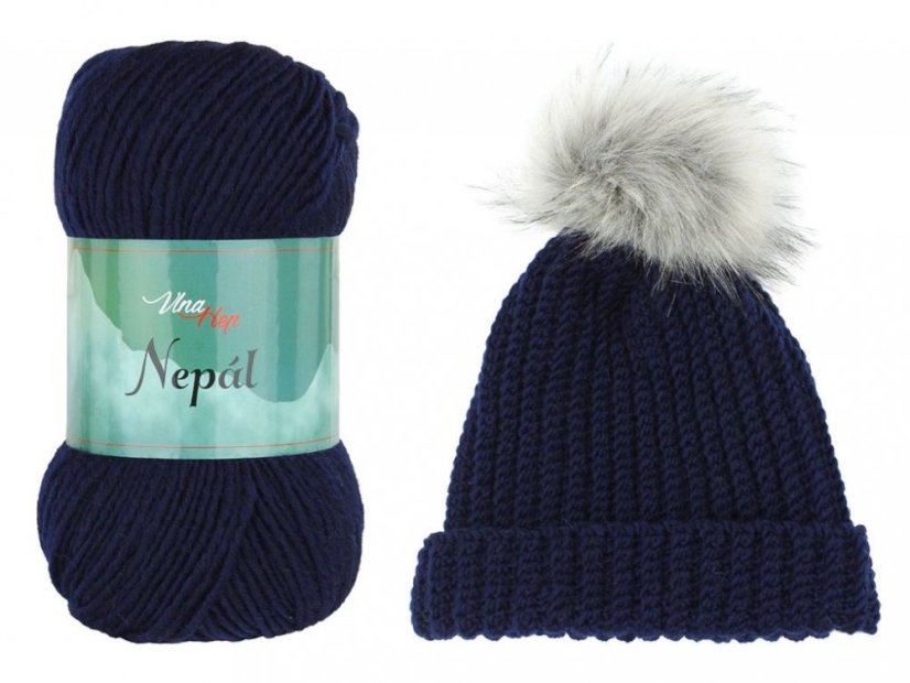 Vlna-Hep Nepál 6108 - modrá