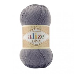 Alize Diva 348 - tmavě šedá