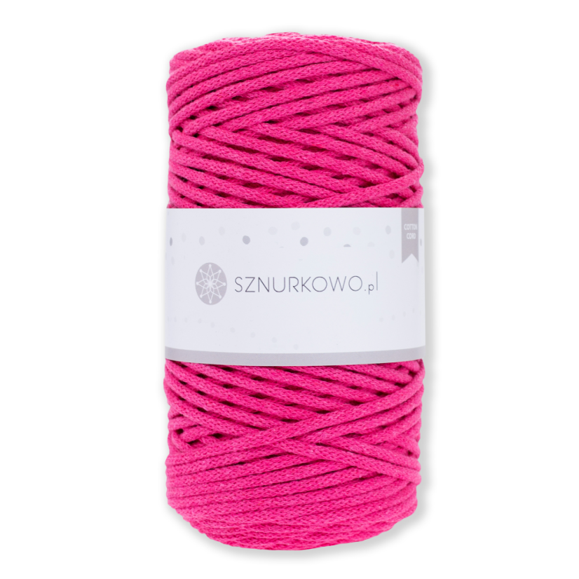 Sznurkowo šňůry 3 mm - fuchsie