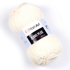 YarnArt Jeans Plus 03 - smetanová