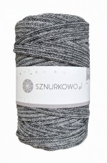 Sznurkowo šňůry 5 mm - grafitový mix