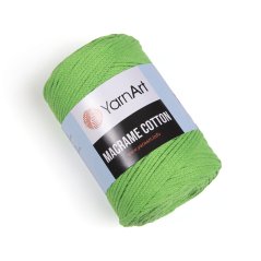 Yarnart Macrame Cotton 802 - neonově zelená