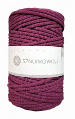 Sznurkowo šňůry 5 mm - purpurová