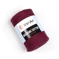 Yarnart Macrame Cotton 781 - vínová