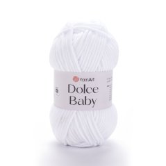 YarnArt Dolce Baby 741 - bílá