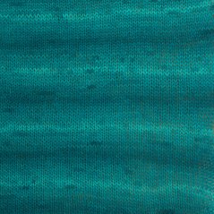 DROPS Fabel long print 918 - smaragdy