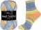 Vlna-Hep Best Socks 4-fach 7340 - oranžová, modrá, žlutá, bílá