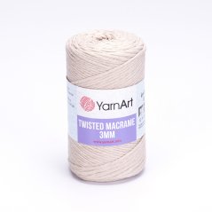 YarnArt Twisted Macrame 3 mm 753 - béžová