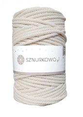 Sznurkowo šňůry 5 mm - ecru