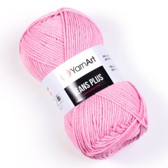 YarnArt Jeans Plus 36 - světlá růžová