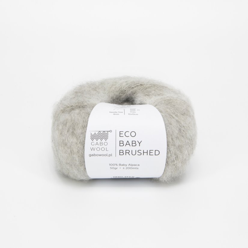 Gabo Wool Eco Baby Brushed FTE1305 - světle šedá