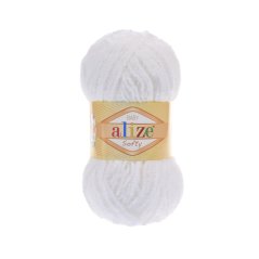 Alize Softy 55 - bílá