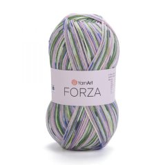YarnArt Forza 2512 - růžová, fialová, zelená, krémová