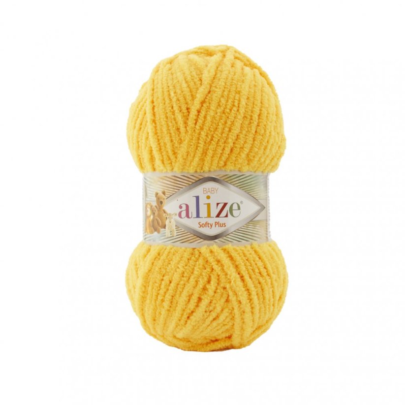 Alize Softy Plus 216 - žlutá