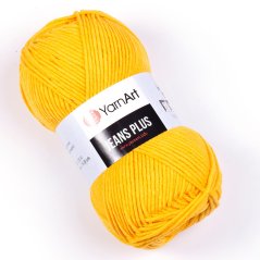 YarnArt Jeans Plus 35 - žlutá