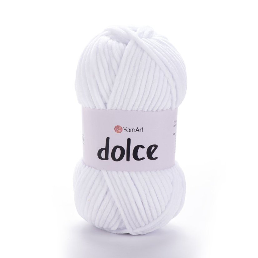 YarnArt Dolce 741 - bílá