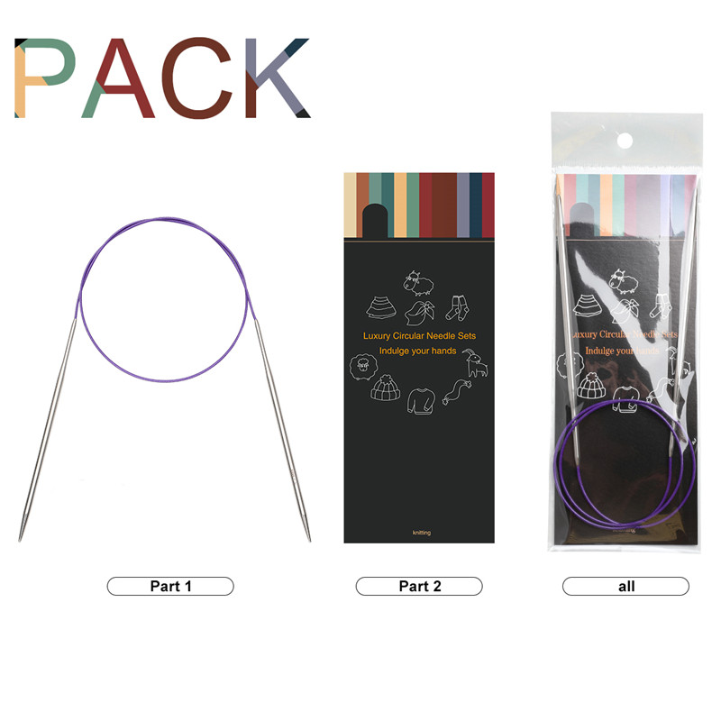 Jehlice pevné 80 cm