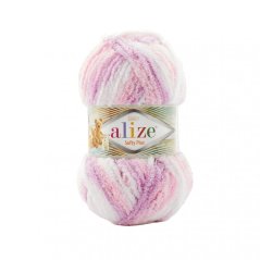 Alize Softy Plus 6051 - fialová, růžová