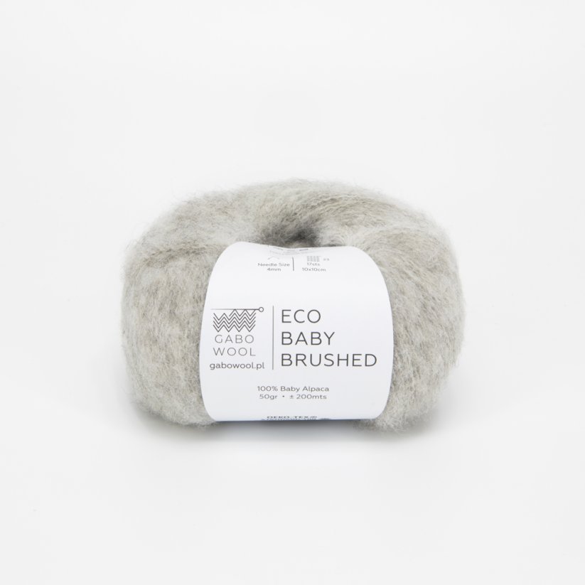 Gabo Wool Eco Baby Brushed FTE1305 - světle šedá