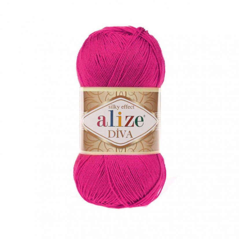 Alize Diva 149 - fuchsie Alize Diva 149 - fuchsie