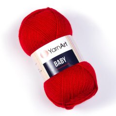 YarnArt Baby 576 - červená
