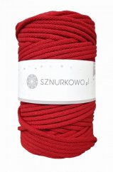 Sznurkowo šňůry 5 mm - červená